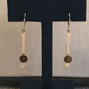 30’s Tigereye and Gold Earrings